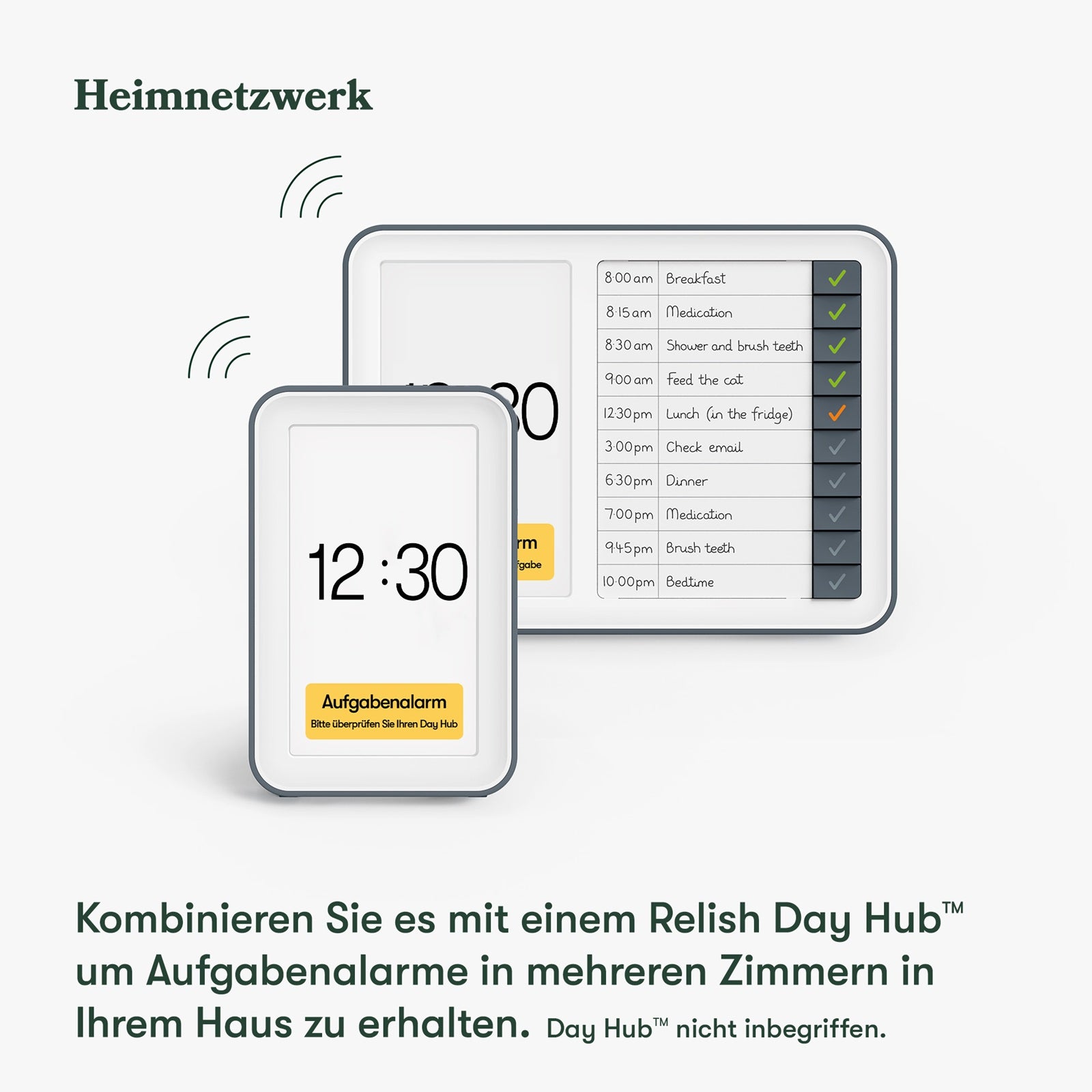 Relish Day Clock Connect: Erweiterung für die Demenzuhr