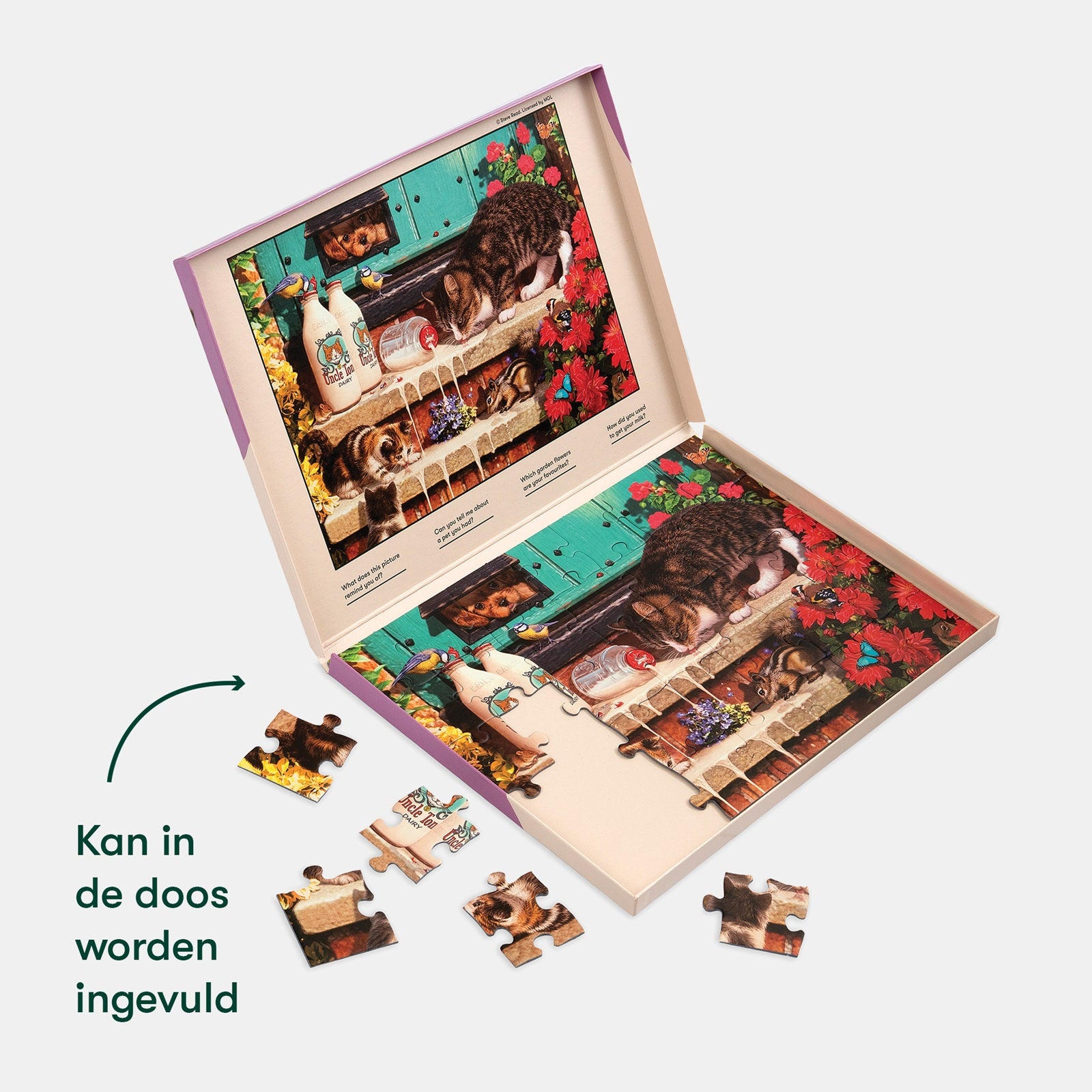 Puzzle - Knäuelnde Kätzchen - 35 Teile