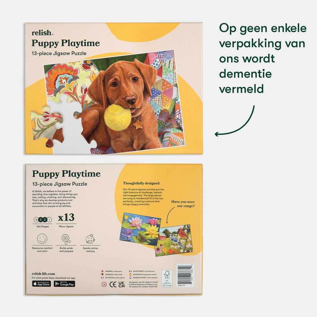 Afbeeelding van het spel Puzzel voor ouderen met dementie, speciaal geselecteerd  voor ouderen met dementie