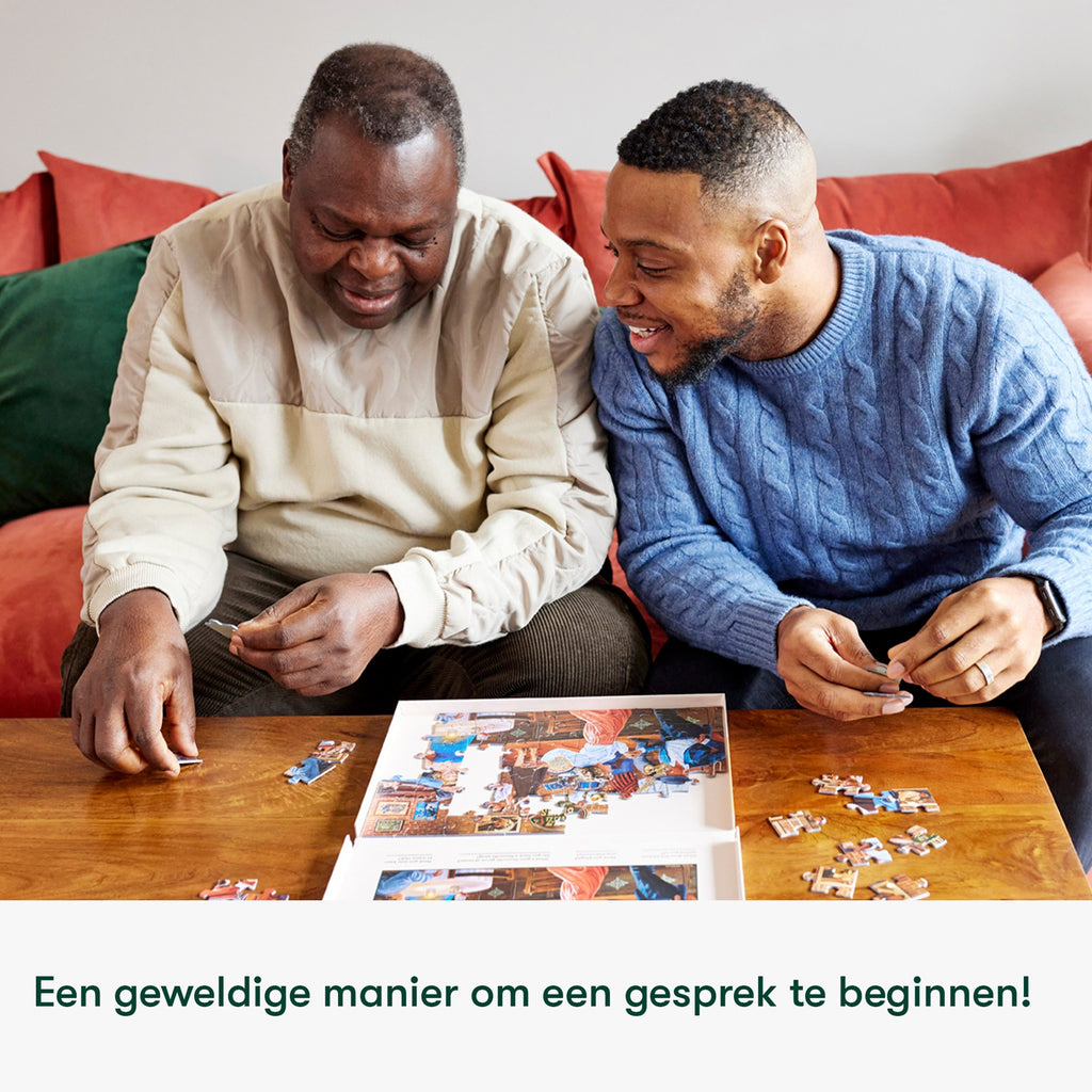 Afbeeelding van het spel Puzzel - Burano Island - 63 stukjes, speciaal geselecteerd  voor ouderen met dementie.