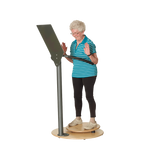 Afbeeelding van het spel Pedalo®-Station 5S-balanswip voorwaarts, speciaal geselecteerd  voor ouderen met dementie.