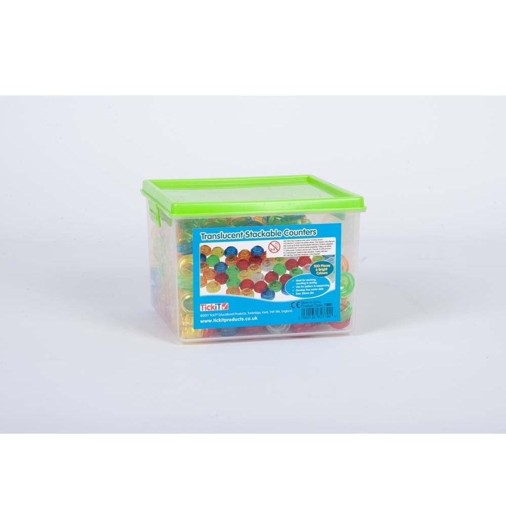 Afbeeelding van het spel Stapelhoedjes transparant, speciaal geselecteerd  voor ouderen met dementie.