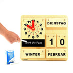 Kalender mit Aktionsuhr