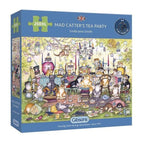 Dementie-puzzel 'Mad Catter's Tea Party' – 250 XL stukjes, activerende puzzel met feestelijk thema voor ouderen.