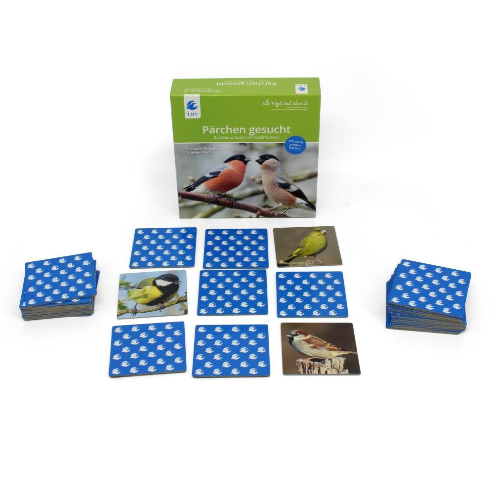 Memo-Spiel Vogel - Pärchen gesucht