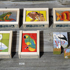 Würfelpuzzle Tiere III (6-teilig)