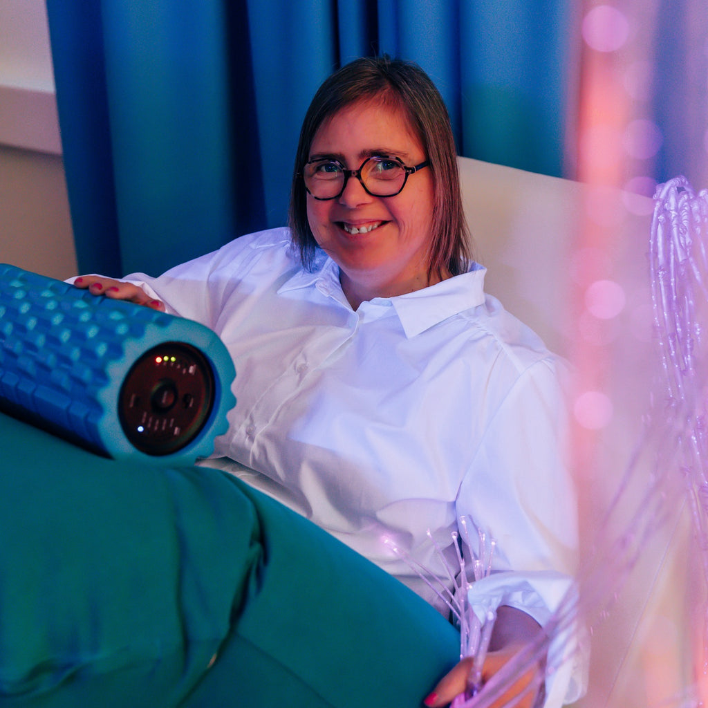 Afbeeelding van het spel Vibrerende Roller, speciaal geselecteerd  voor ouderen met dementie.