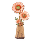 3D-Holzpuzzle-Bausatz - Gerbera
