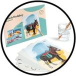 Malen mit Wasser - An der Küste