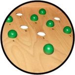 Set 10 Ersatzkugeln für das Japanische Billard