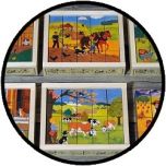 Würfelpuzzle Bauernhof 20-teilig