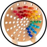 Runder Lochrahmen für Acryl-Zylinder