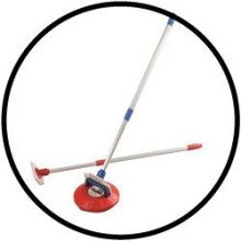 Kurling Schiebestöcke - ideal für Rollstuhlfahrer