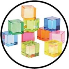 Acryl Steine 10er Set sortiert