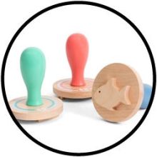 Sandstempel - Holz