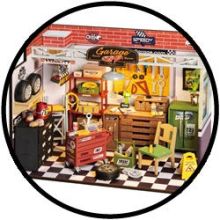 3D-Holzpuzzle-Bausatz - Garage