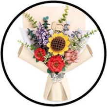 3D-Holzpuzzle-Bausatz - Blumenstrauß