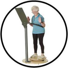 pedalo®-Station 5S-Wippe frontal