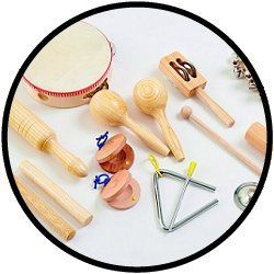 Percussion-Set, 10-teilig