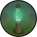 Licht Dekoration - Glitzerlampe 33 cm, Farbe wechselnd