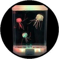Aquarium - mit 'glow in the dark' Qualle