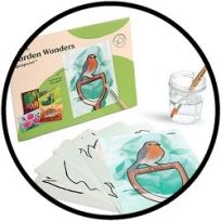 Malen mit Wasser - Im Garten